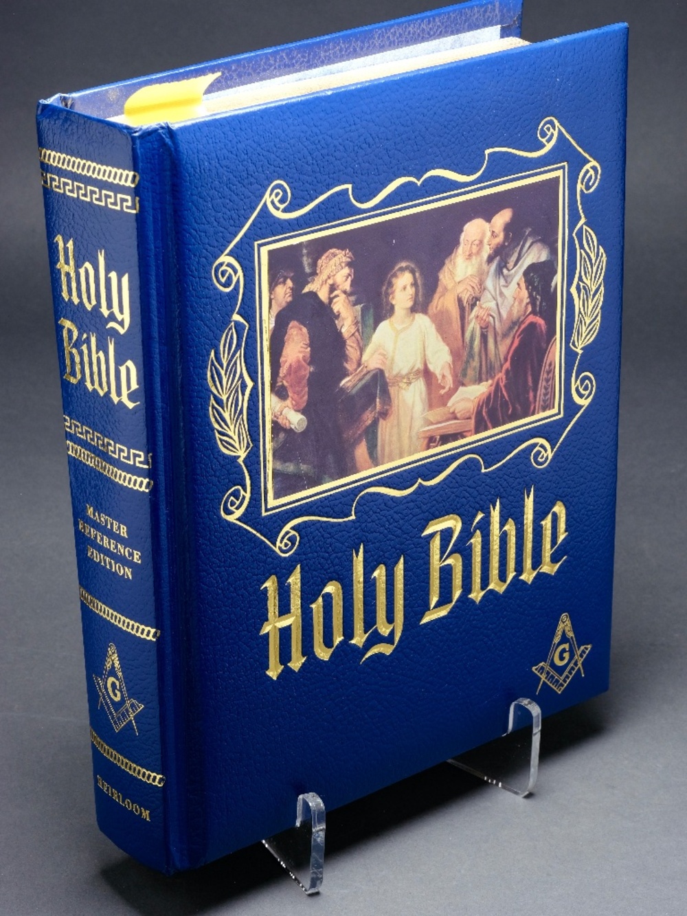VTG Masonic Free Masons Holy Bible KJV Red Letter Edition Master Reference